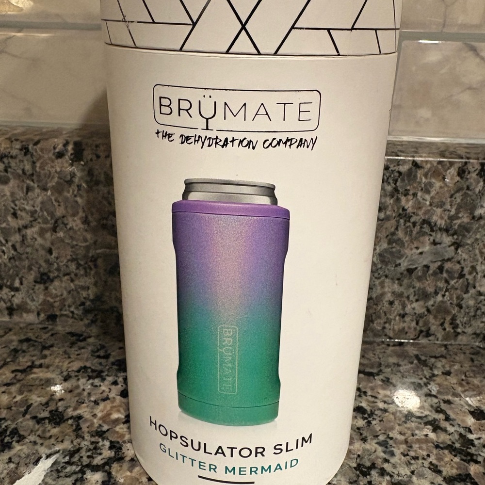 BrüMate Hopsulator Slim in Glitter Mermaid